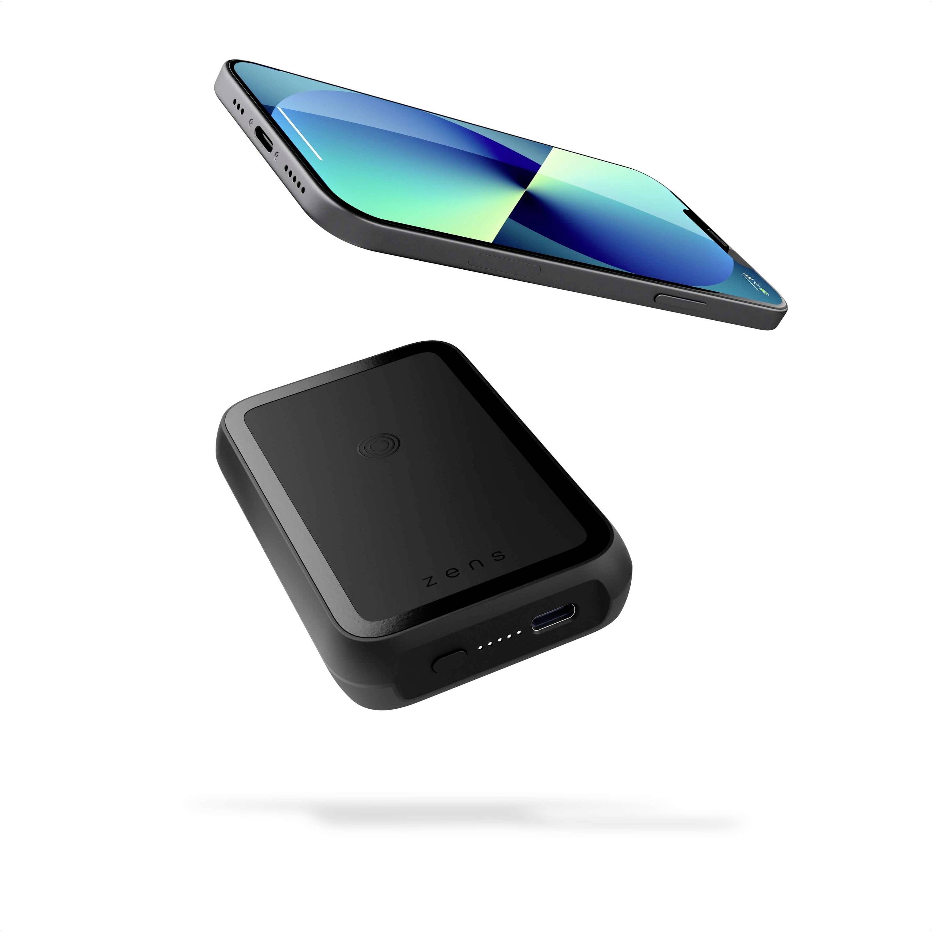 ZENS Induktions-Ladegerät Magnetic Single Wireless Battery Pack ZEPP02M/00 4000 mAh Schwarz