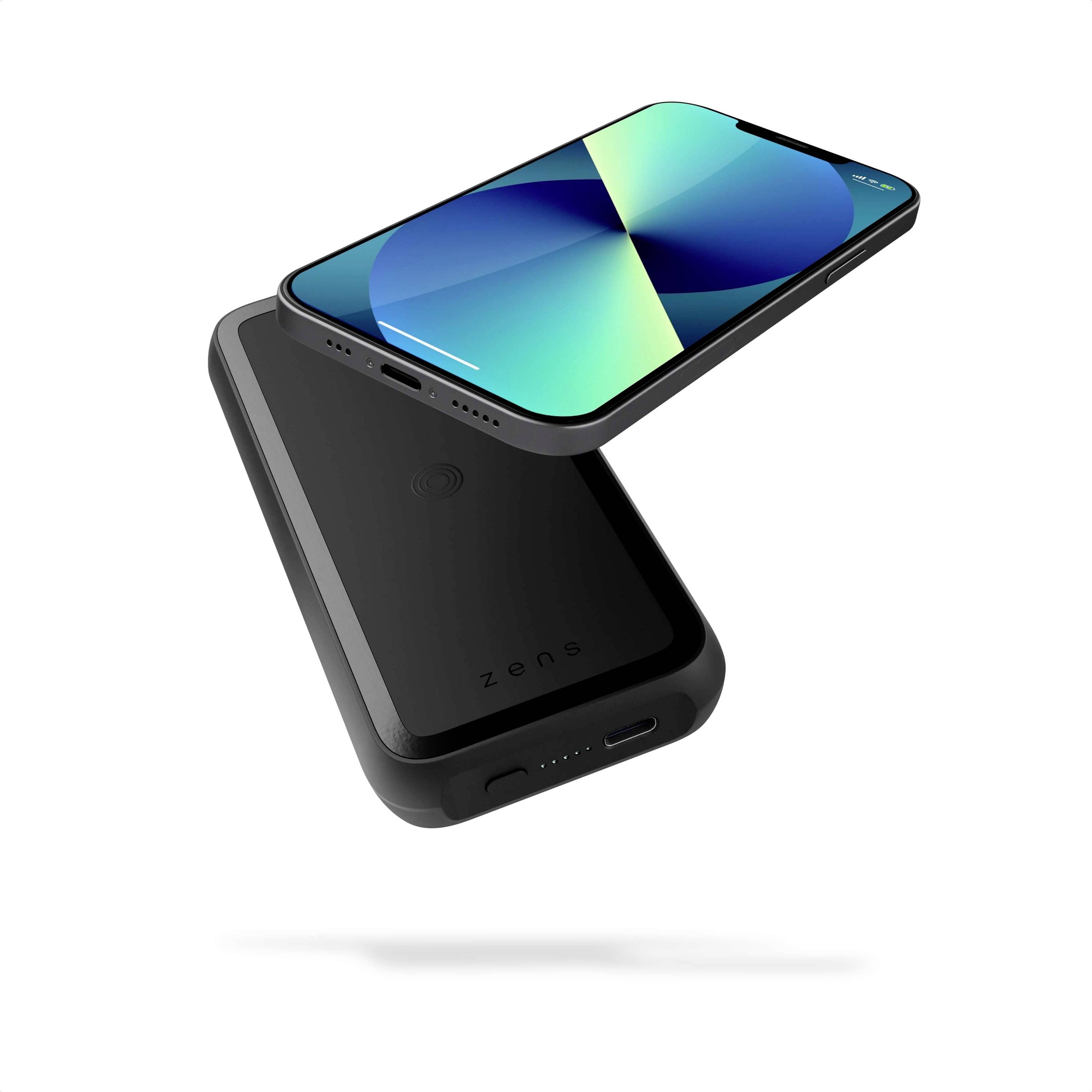 ZENS Induktions-Ladegerät Magnetic Single Wireless Battery Pack ZEPP04M/00 10000 mAh Schwarz