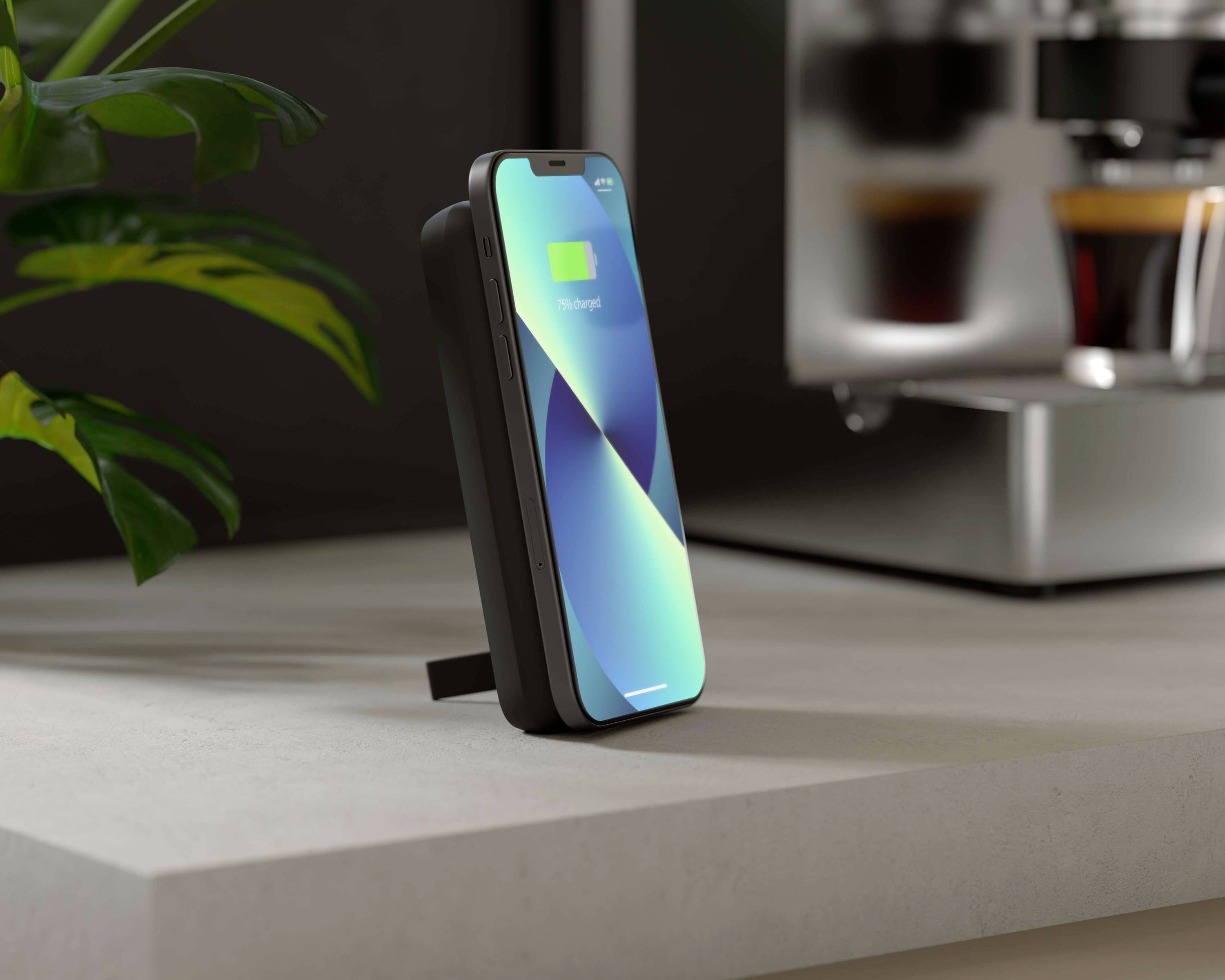 ZENS Induktions-Ladegerät Magnetic Single Wireless Battery Pack ZEPP04M/00 10000 mAh Schwarz