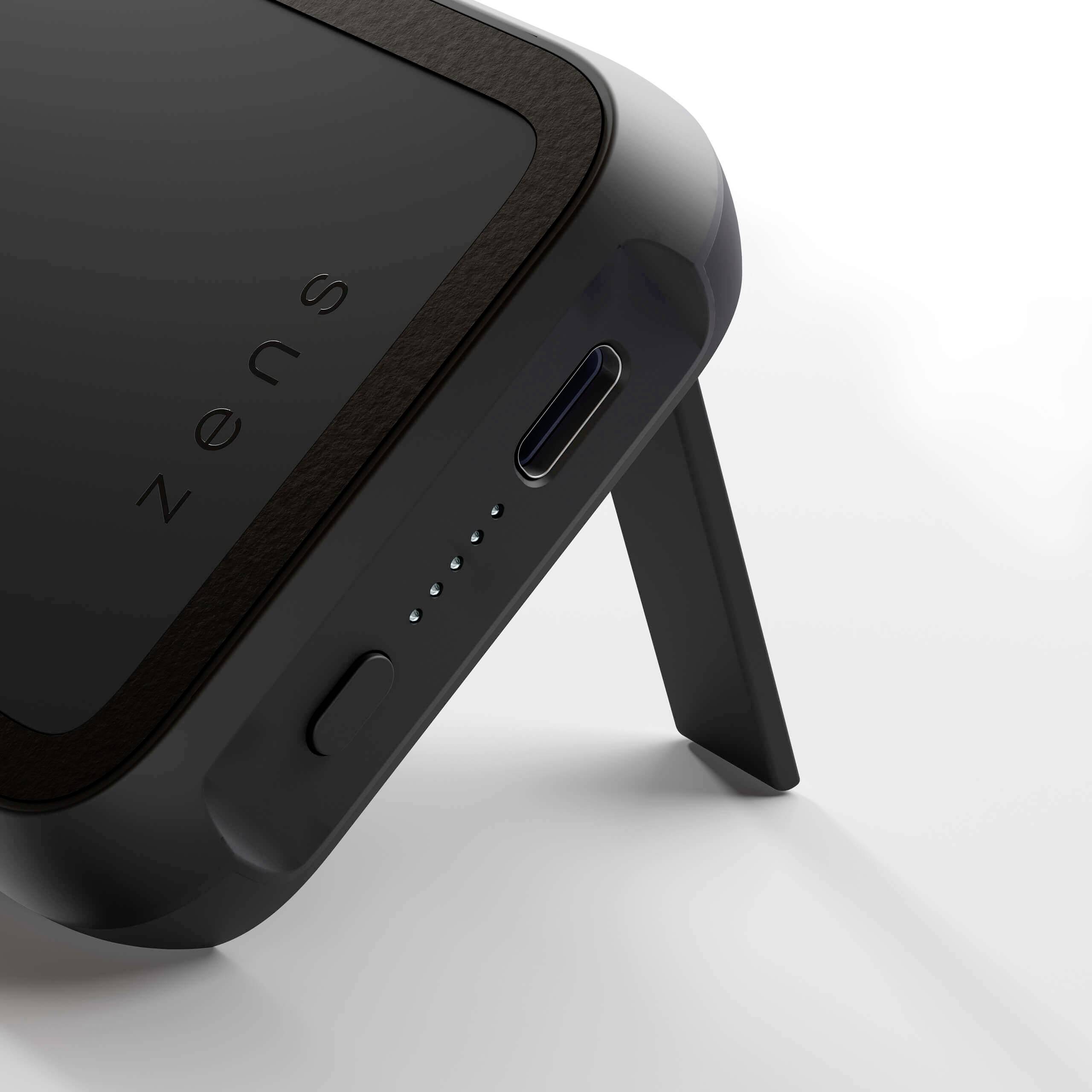 ZENS Induktions-Ladegerät Magnetic Single Wireless Battery Pack ZEPP04M/00 10000 mAh Schwarz