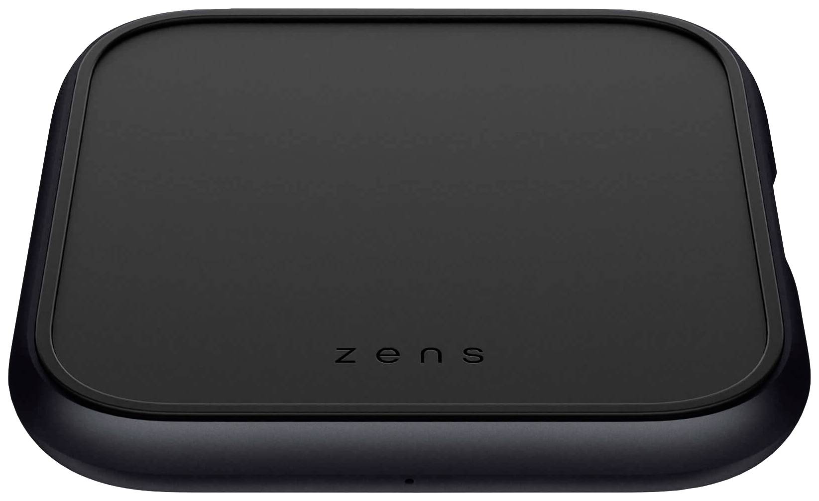 ZENS Induktions-Ladegerät Aluminium Series Single Wireless Charger ZESC14B/00 Ausgänge Induktionslade-Standard, USB-A Schwarz