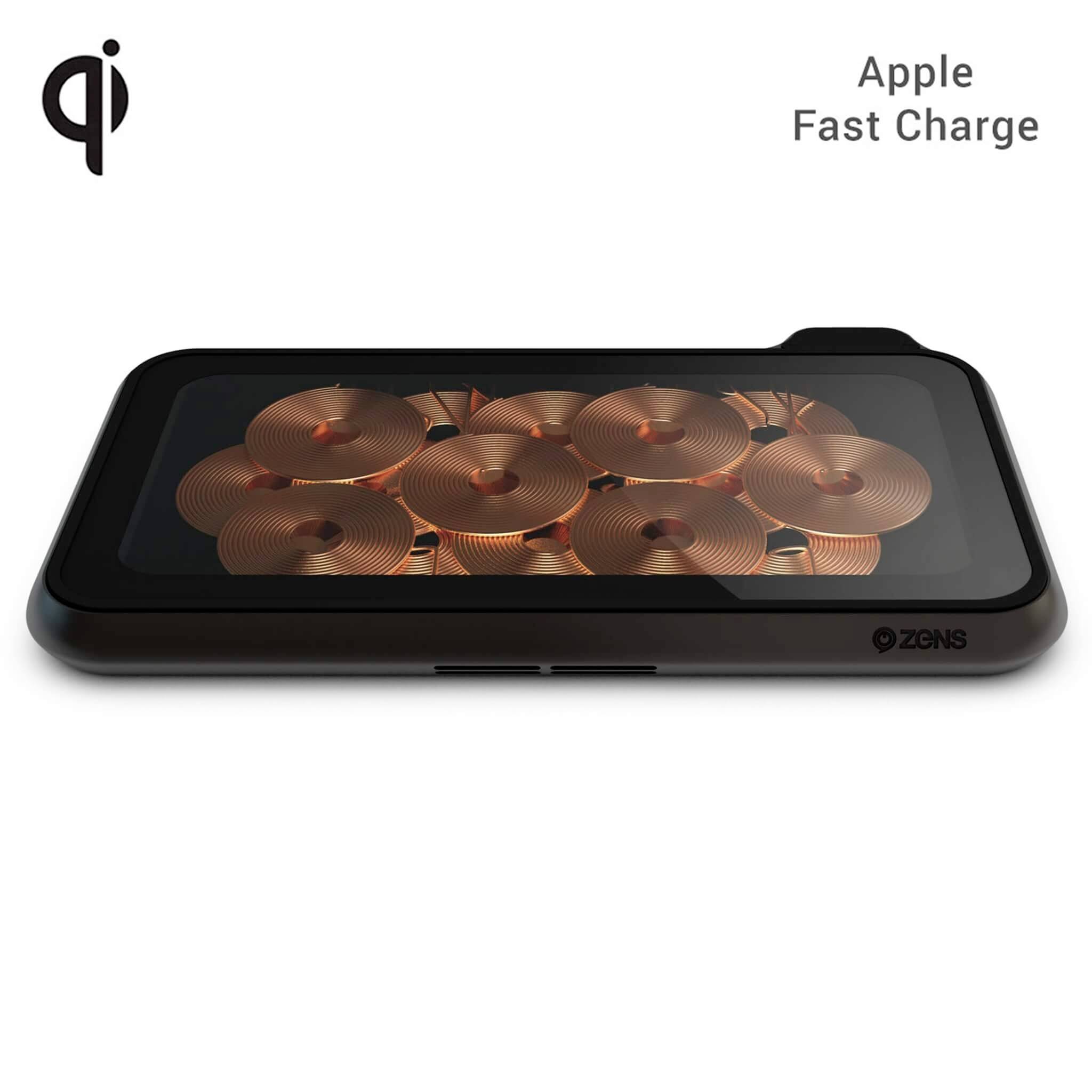 ZENS Induktions-Ladegerät Liberty Series Glass Edition Wireless Charger ZEDC09G/00
