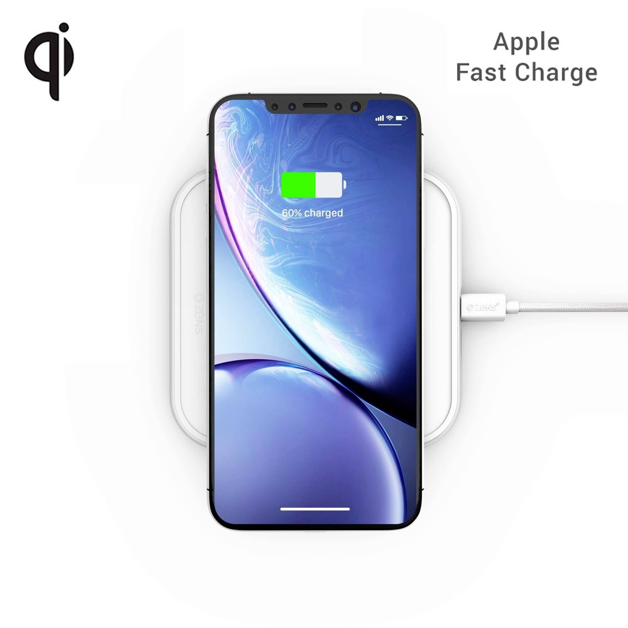 ZENS Induktions-Ladegerät Single ZESC11W/00 Ausgänge Induktionslade-Standard Weiß