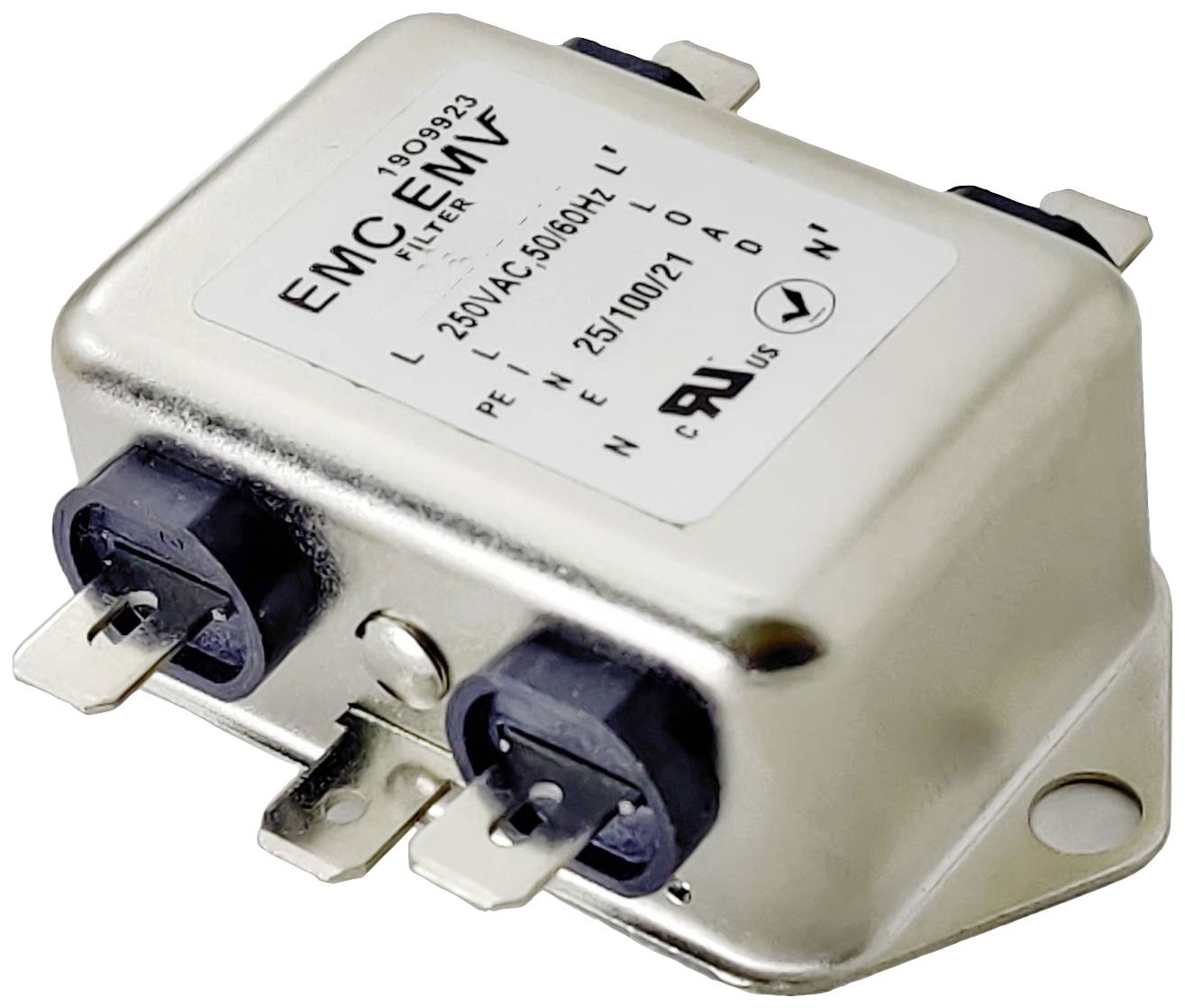 Akyga EN2090-1-F Entstörfilter 1A (L x B x H) 86 x 52 x 29mm 1St.