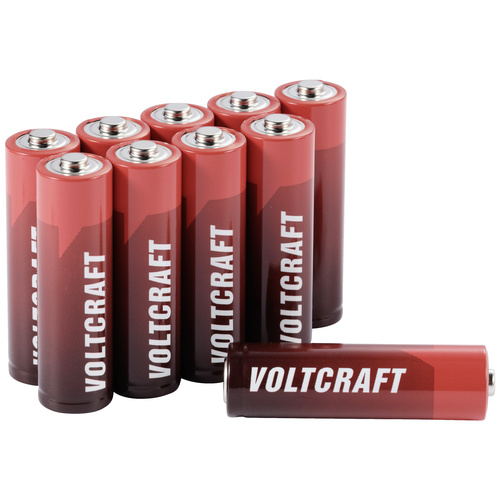 VOLTCRAFT Industrial LR6 Mignon (AA)-Batterie Alkali-Mangan 3000 mAh 1.5V 10St.