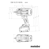 Metabo SSW 18 LTX 1450 BL 602401810 Akku-Schlagschrauber 1450 Nm 19V Anzahl mitgelieferte Akkus 2 LiHD bürstenlos, inkl. 2. Akku Metabo SSW 18 LTX 1450 BL 602401810 Akku-Schlagschrauber 1450 Nm 19V Anzahl mitgelieferte Akkus 2 LiHD bürstenlos, inkl. 2. Akku