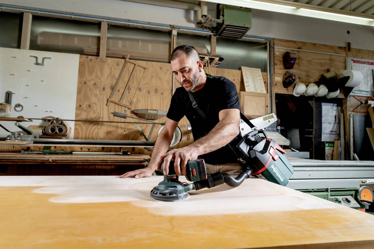 Metabo 600411850 Akku-Exzenterschleifer bürstenlos, ohne Akku, ohne Ladegerät 18V Ø 150mm