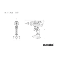 Metabo HK 18 LTX 20 Akku Heißklebepistole inkl. Koffer 11mm 18V 1St. Metabo HK 18 LTX 20 Akku Heißklebepistole inkl. Koffer 11mm 18V 1St.