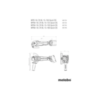 Metabo WPBA 18 LTX BL 15-125 Quick DS 601734840 Akku-Winkelschleifer 125mm bürstenlos, inkl. Koffer, ohne Akku, ohne Ladegerät 18V Metabo WPBA 18 LTX BL 15-125 Quick DS 601734840 Akku-Winkelschleifer 125mm bürstenlos, inkl. Koffer, ohne Akku, ohne Ladegerät 18V