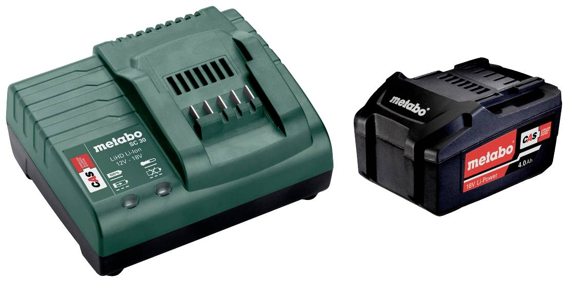 Metabo 685192000 Werkzeug-Akku und Ladegerät 18 V 4 Ah Lithium