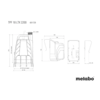 Metabo TPF 18 LTX 2200 601729850 Tauchpumpe 2200 l/h 22 m Metabo TPF 18 LTX 2200 601729850 Tauchpumpe 2200 l/h 22 m