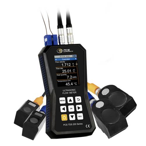PCE Instruments Ultraschall-Durchflussmessgerät PCE-TDS 200+ SM |Durchflusssensoren |Wärmemengenmes