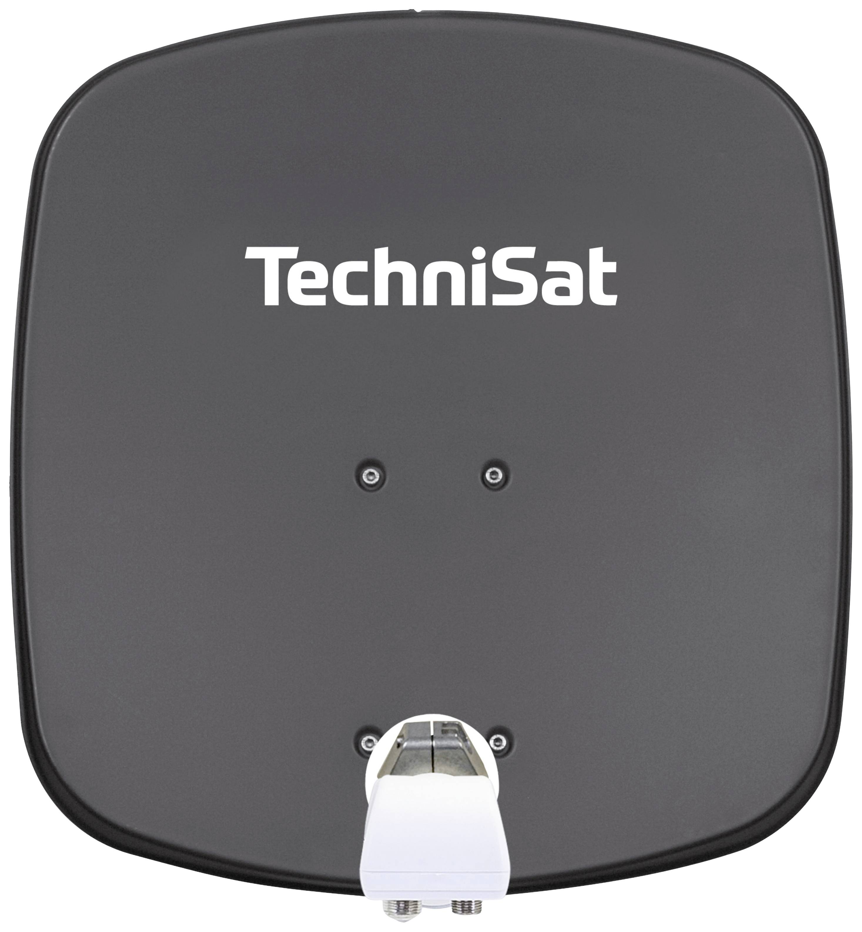 TechniSat Digidish 45 SAT Antenne 480mm Reflektormaterial: Aluminium Schiefer-Grau