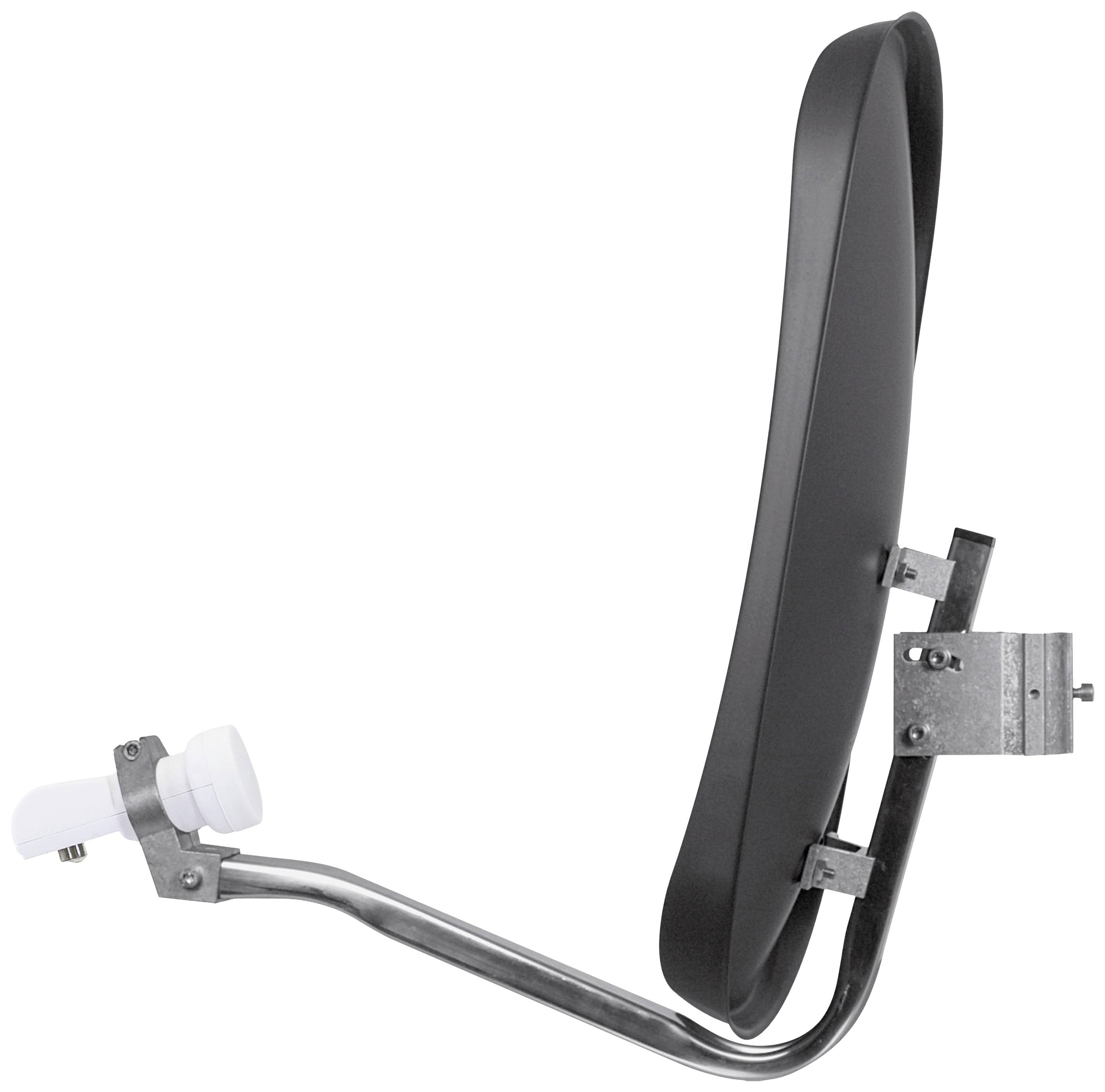 TechniSat Digidish 45 SAT Antenne 480mm Reflektormaterial: Aluminium Schiefer-Grau