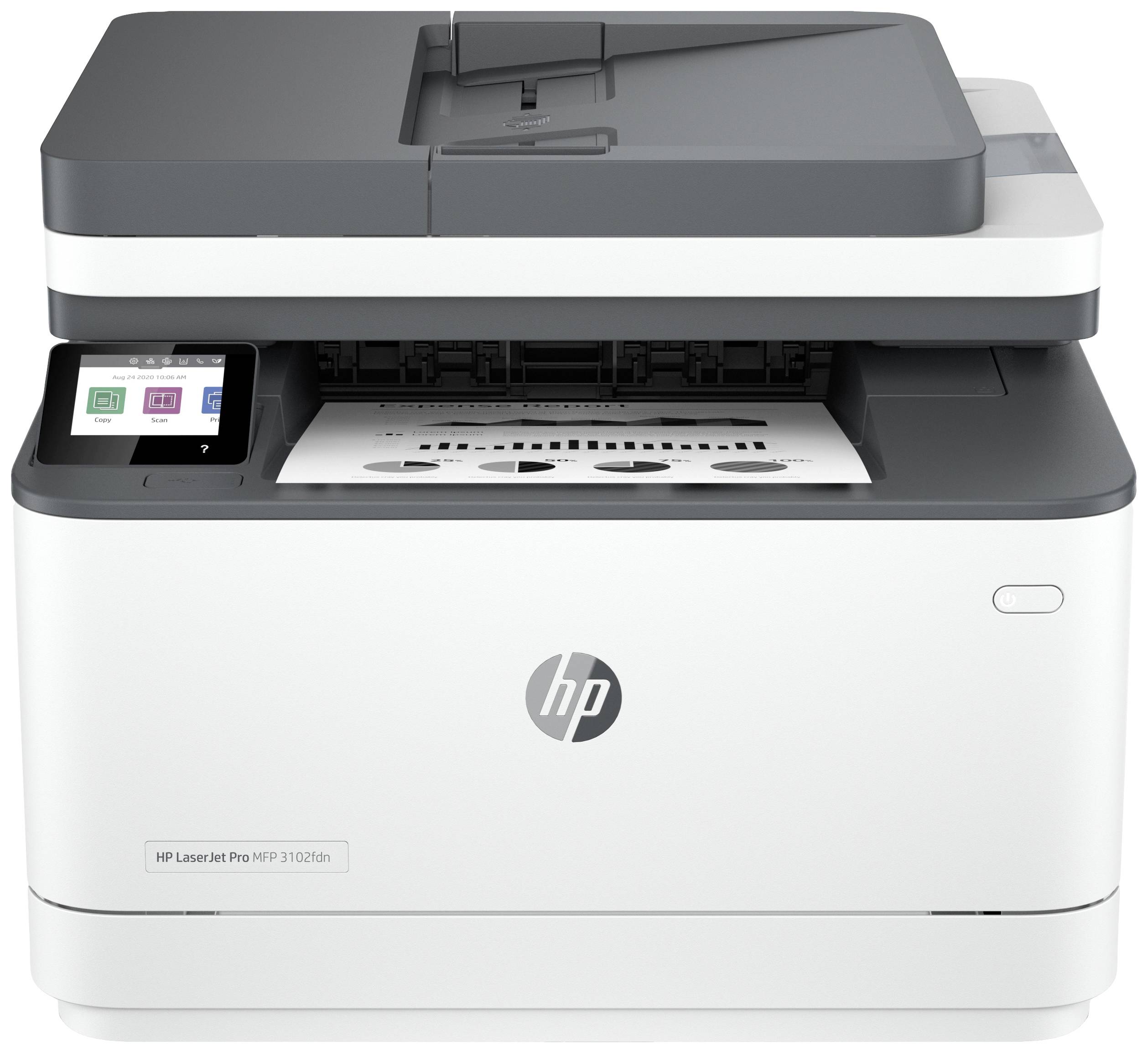 HP LaserJet Pro MFP 3102 fdn Multifunktionsdrucker Laser Schwarz-Weiß A4 Drucker, Scanner, Kopierer, Fax Duplex, LAN, USB