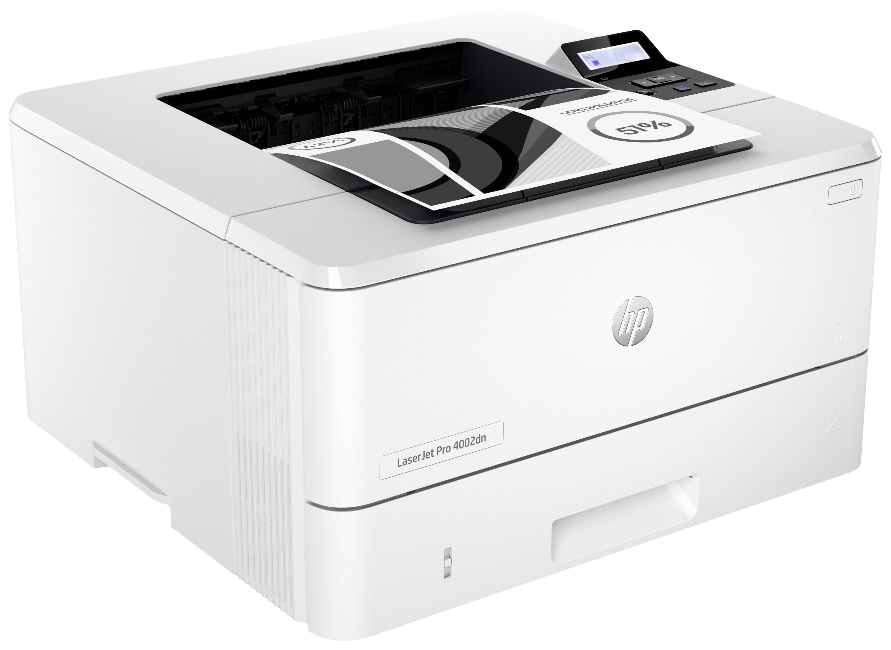 HP LaserJet Pro 4002dn Drucker Laser Schwarz-Weiß A4 40 S./min 4800 x 600 dpi Duplex, LAN, USB