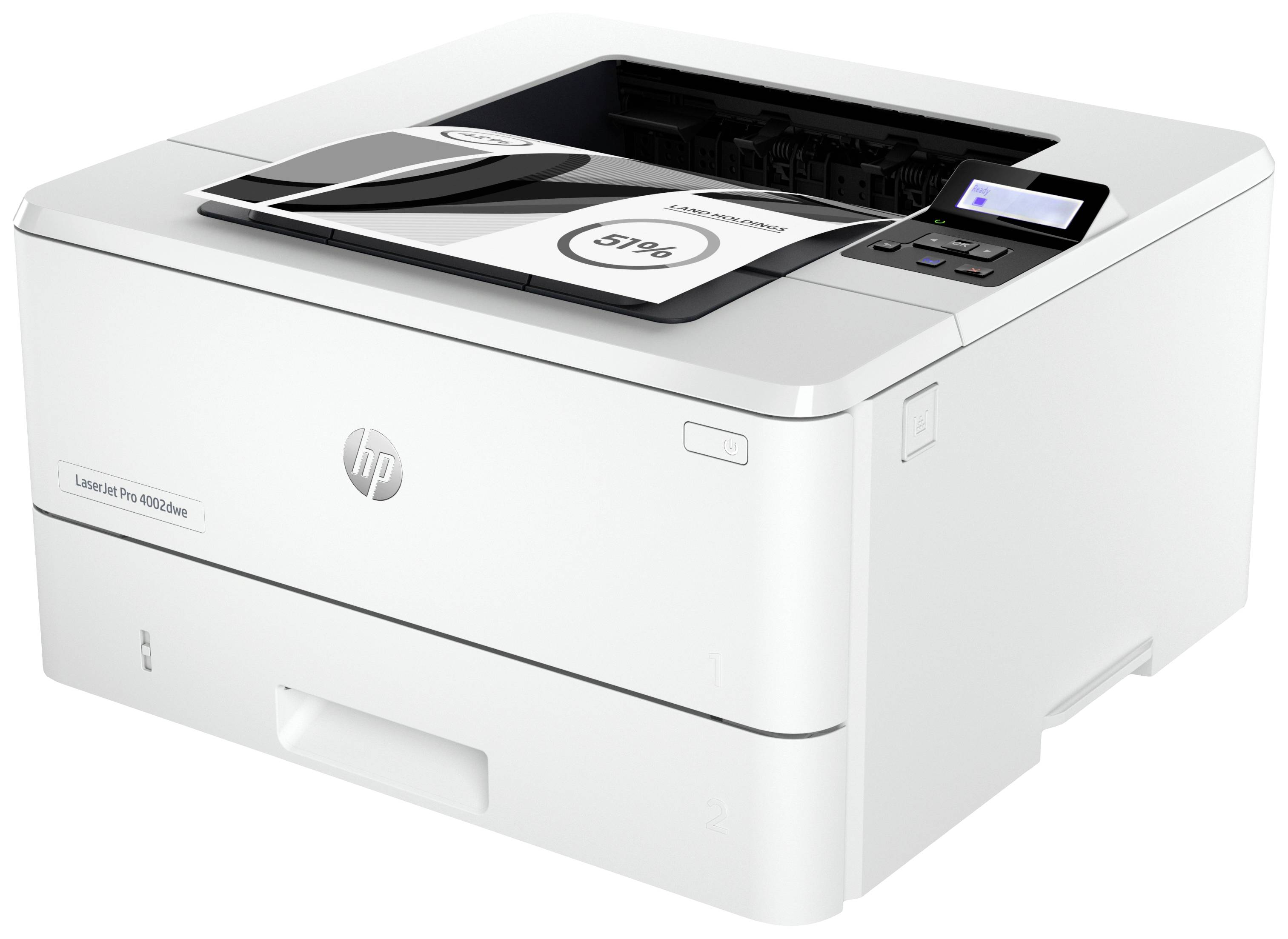 HP LaserJet Pro 4002dwe Drucker Laser Schwarz-Weiß A4 40 S./min 4800 x 600 dpi Bluetooth®, Duplex, LAN, WLAN, USB