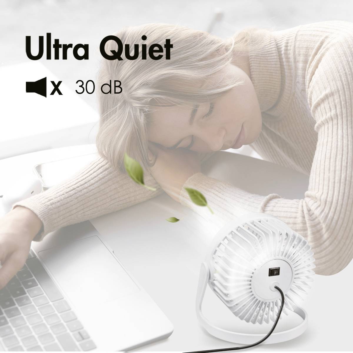 LogiLink UA0402 USB-Ventilator (B x H x T) 140 x 115 x 147 mm