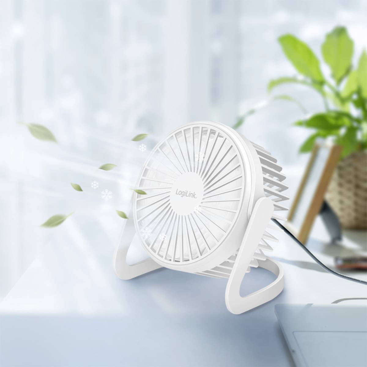 LogiLink UA0402 USB-Ventilator (B x H x T) 140 x 115 x 147mm