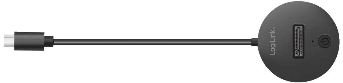 LogiLink QP0032 USB-C® (USB 3.2 Gen 2) M.2 PCIe NVMe 1 Port Festplatten-Dockingstation