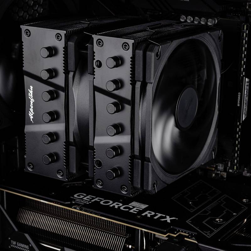 Alpenföhn Brocken 4 Max CPU-Kühler mit Lüfter Intel® LGA 1700, Intel® LGA 1200, Intel® LGA 1150, Intel® LGA 1151, Intel® LGA