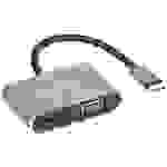 Manhattan Notebook Dockingstation USB-C to HDMI & VGA 4-in-1 Docking-Konverter USB-C® Power Delivery
