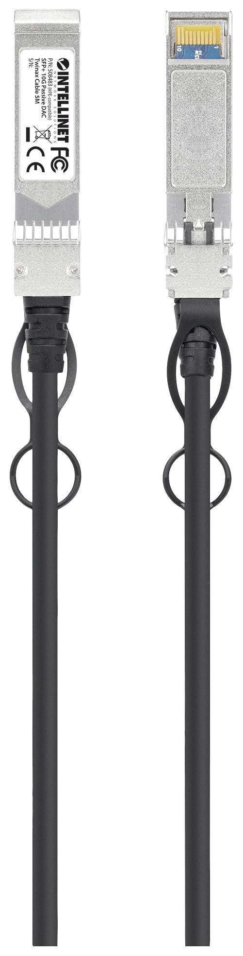 Intellinet 508483 SFP+ 10G Passives DAC Twinax Kabel 40 GBit/s 7m Weitere technische Daten Länge: 5m