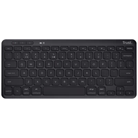 Trust Lyra Compact Bluetooth®, Funk Tastatur Deutsch, QWERTZ Schwarz Wiederaufladbar, Geräuscharme Tasten, Spritzwassergeschützt Trust Lyra Compact Bluetooth®, Funk Tastatur Deutsch, QWERTZ Schwarz Wiederaufladbar, Geräuscharme Tasten, Spritzwassergeschützt
