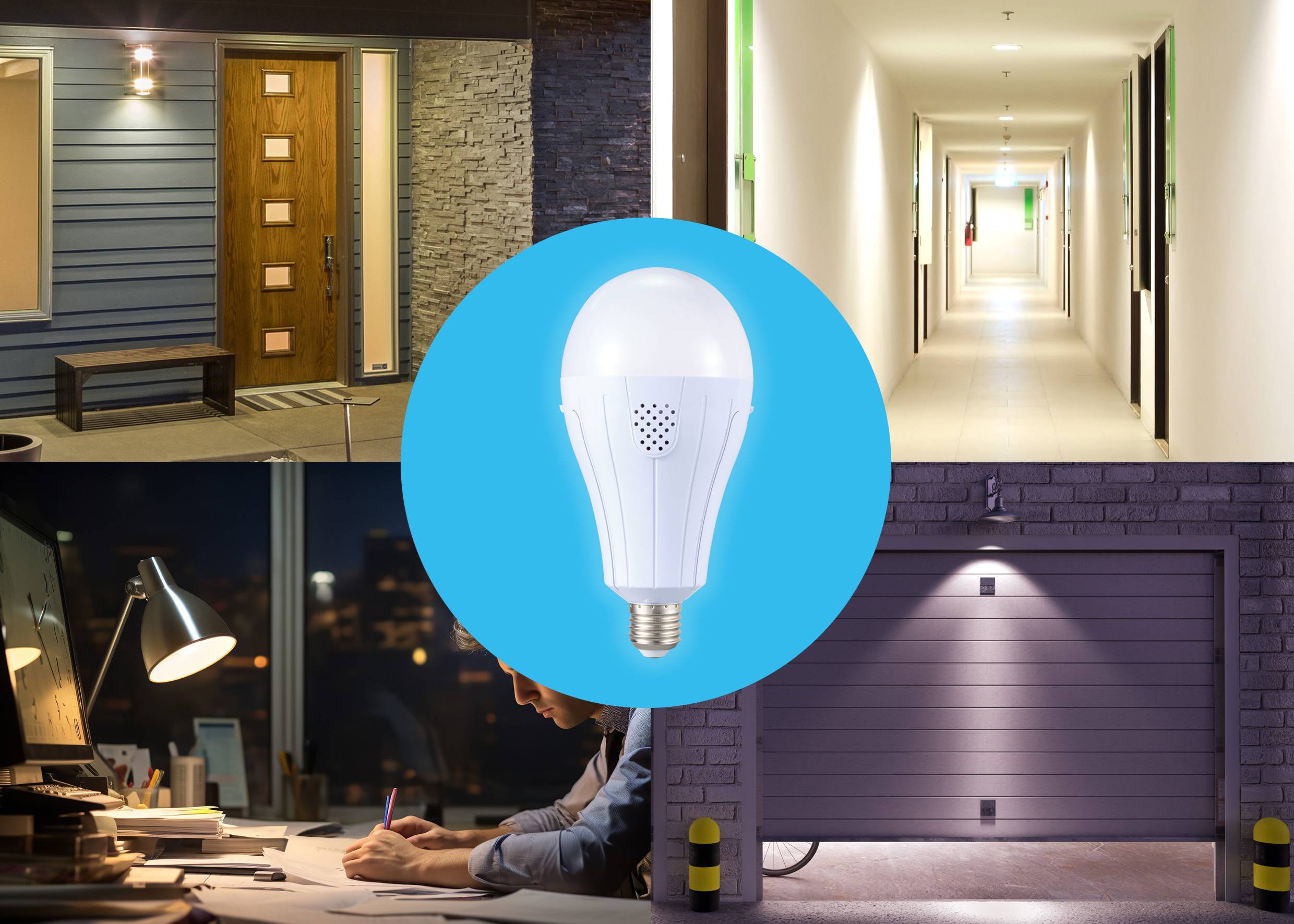 5627748 Akkubetriebenes LED-Leuchtmittel EEK F (A - G) E27 20W = 203W Warmweiß (Ø x H) 95mm x 195mm nicht dimmbar 1St.