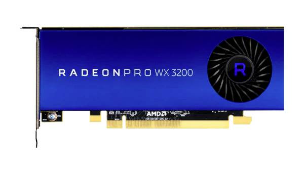 AMD Grafikkarte Radeon Pro WX 3200 4GB GDDR5-RAM PCIe Mini DisplayPort