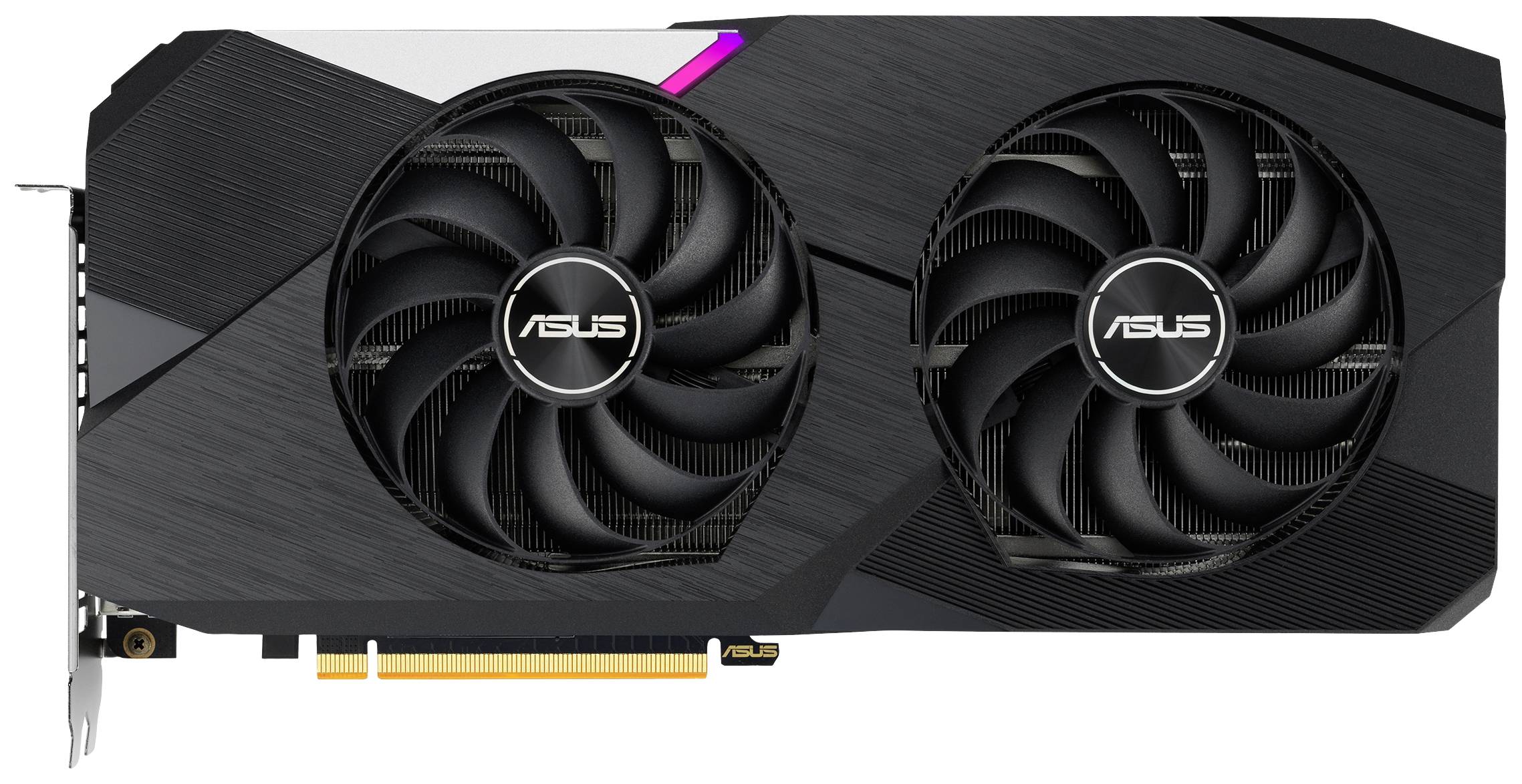 Asus Grafikkarte AMD Radeon RX 6750 XT Dual Overclocked 12GB GDDR6-RAM PCIe HDMI®, DisplayPort
