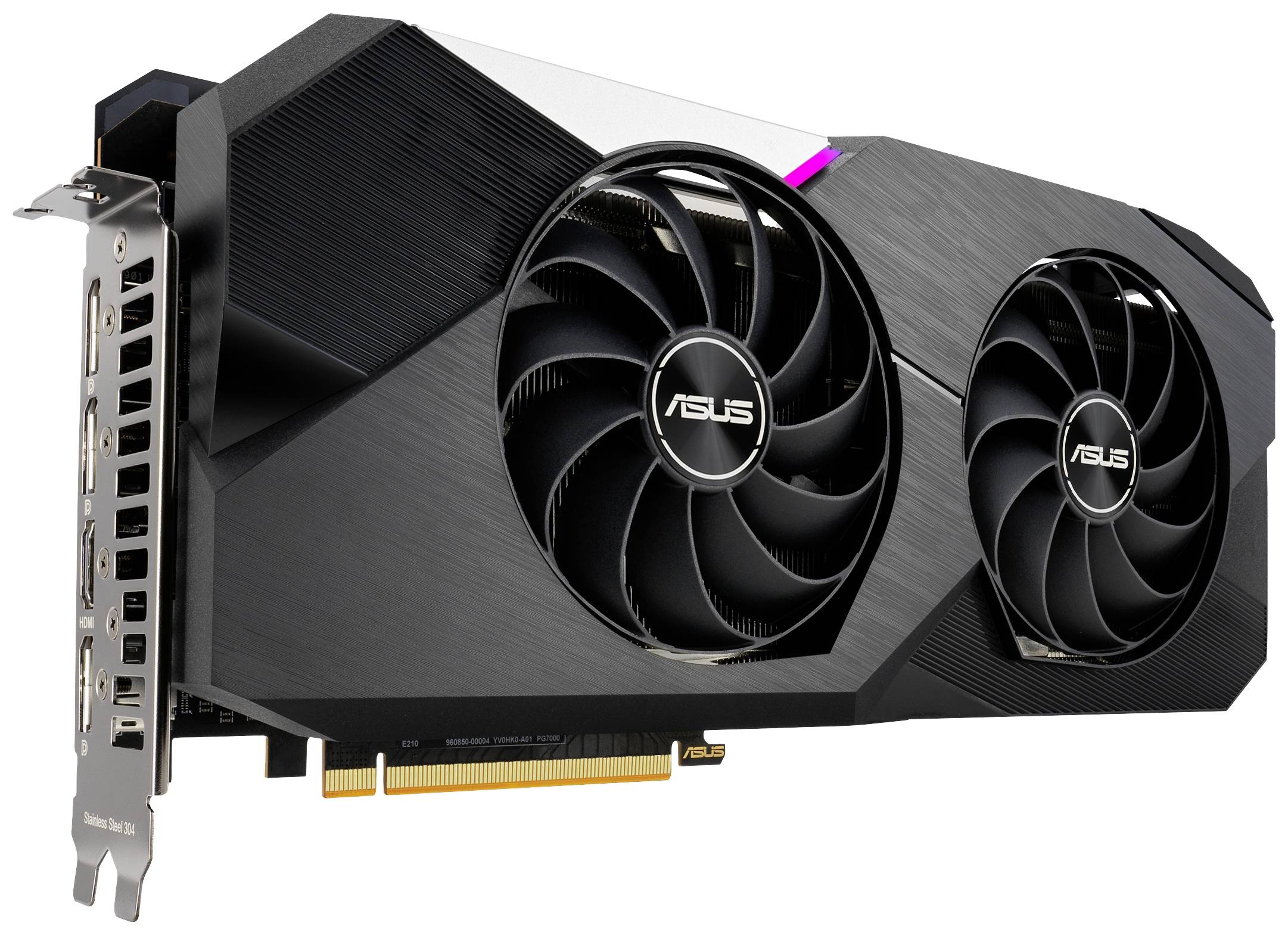 Asus Grafikkarte AMD Radeon RX 6750 XT Dual Overclocked 12GB GDDR6-RAM PCIe HDMI®, DisplayPort