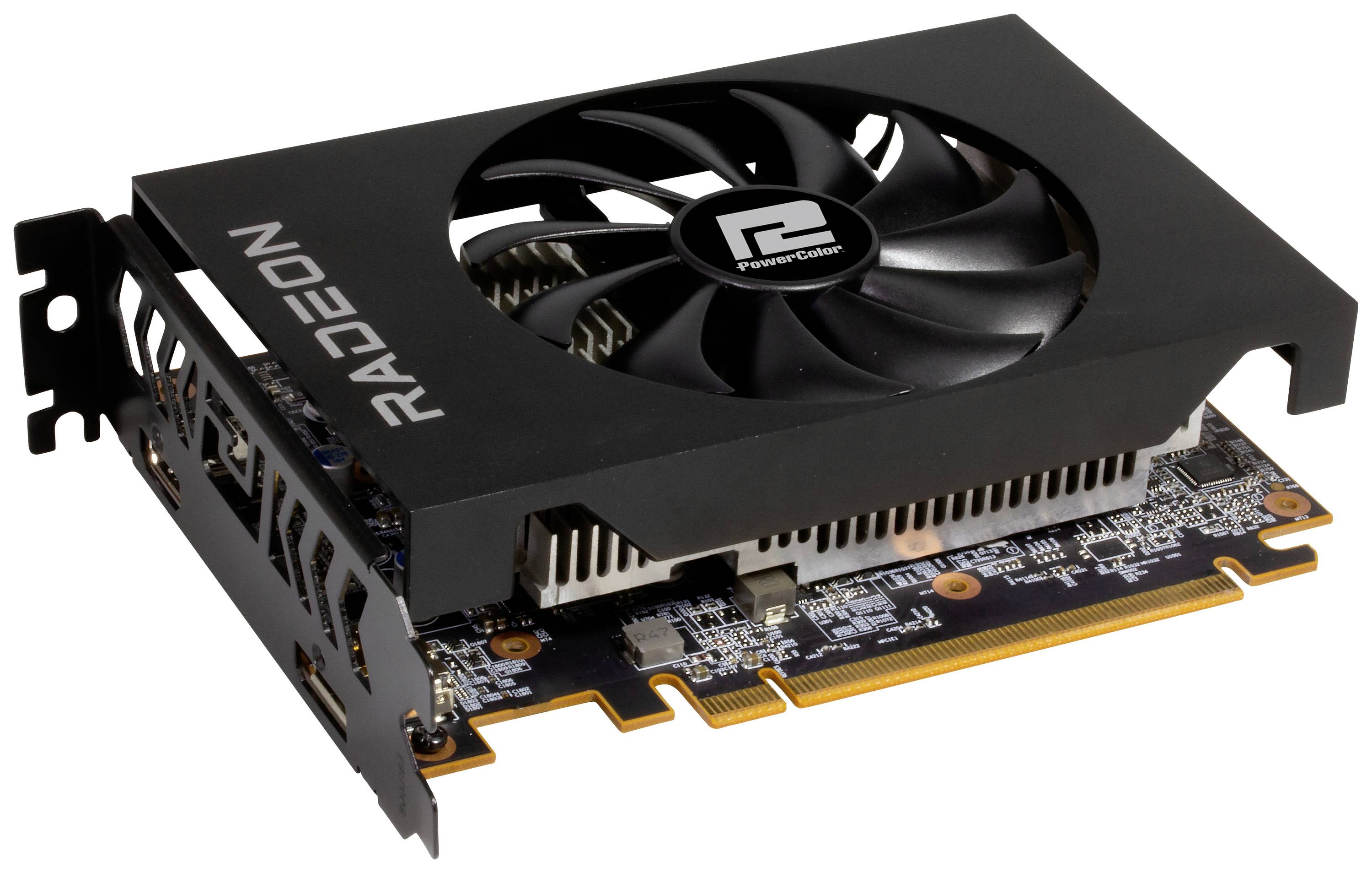 Powercolor Grafikkarte AMD Radeon RX 6400 ITX 4 GB GDDR6-RAM PCIe HDMI®, DisplayPort Low Profile