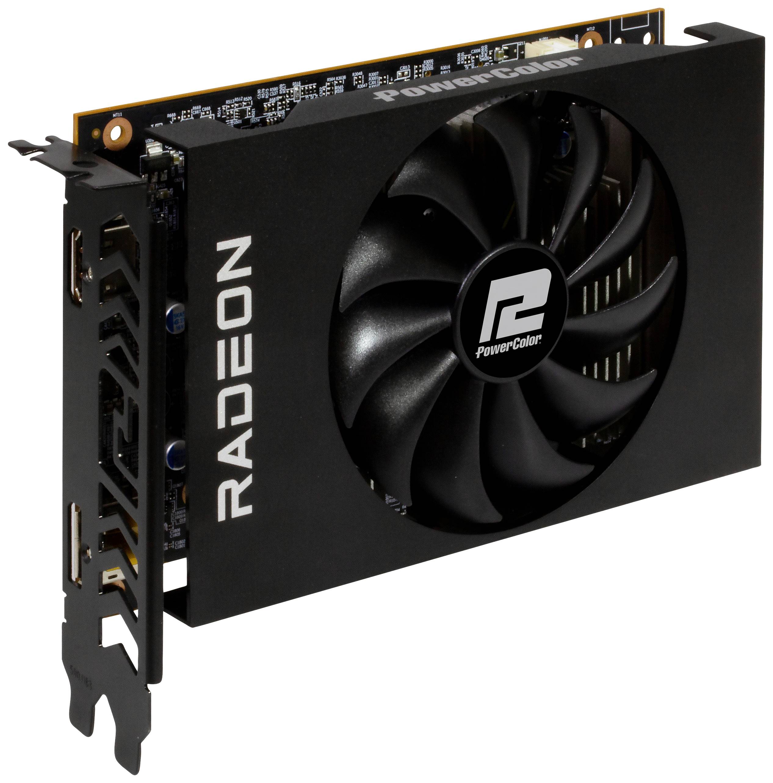 Powercolor Grafikkarte AMD Radeon RX 6400 ITX 4 GB GDDR6-RAM PCIe HDMI®, DisplayPort Low Profile