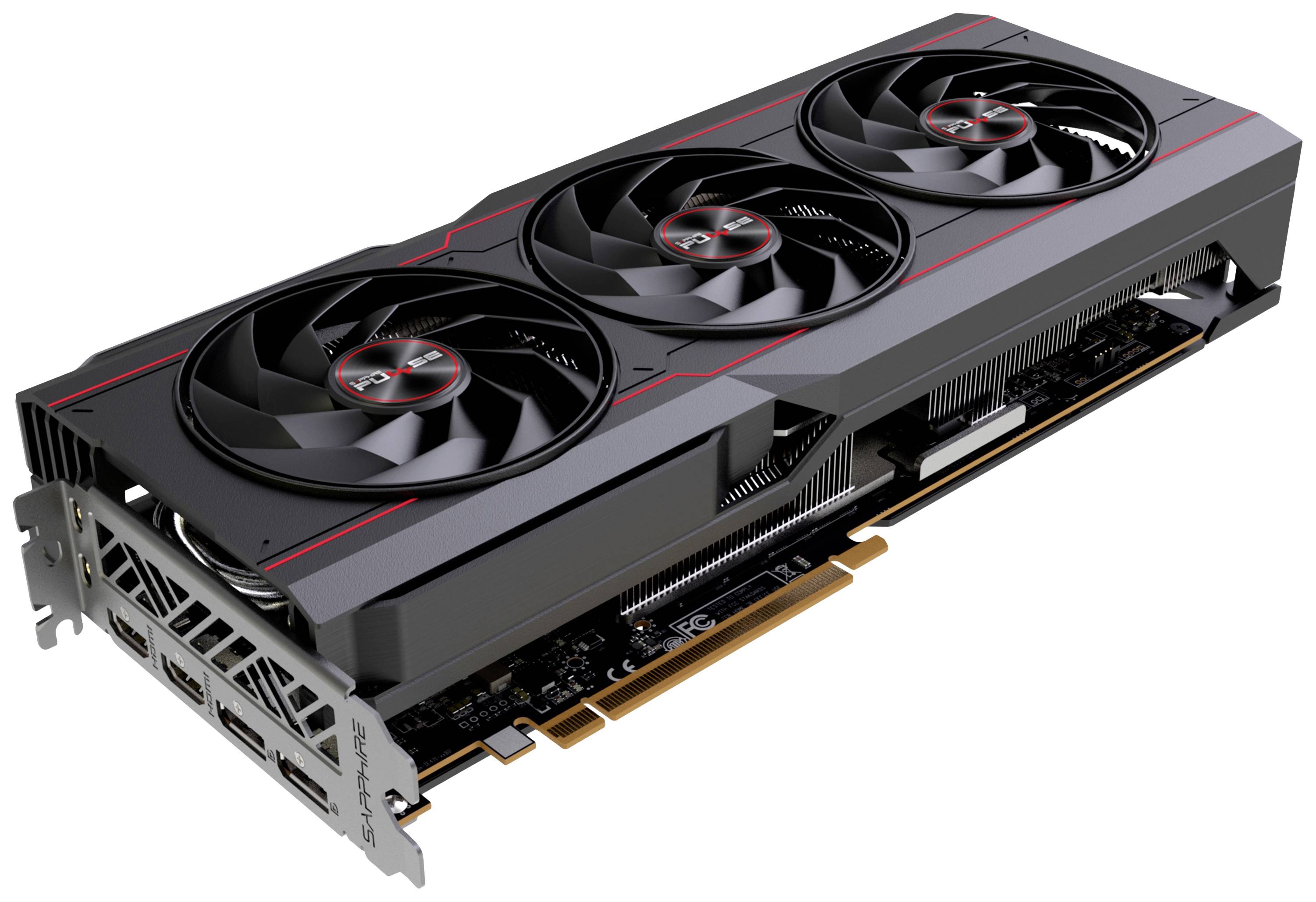 Sapphire Grafikkarte AMD Radeon RX 7900 XTX Gaming Pulse Overclocked 24 GB GDDR6-RAM PCIe HDMI®, DisplayPort Übertaktet / Overclocked