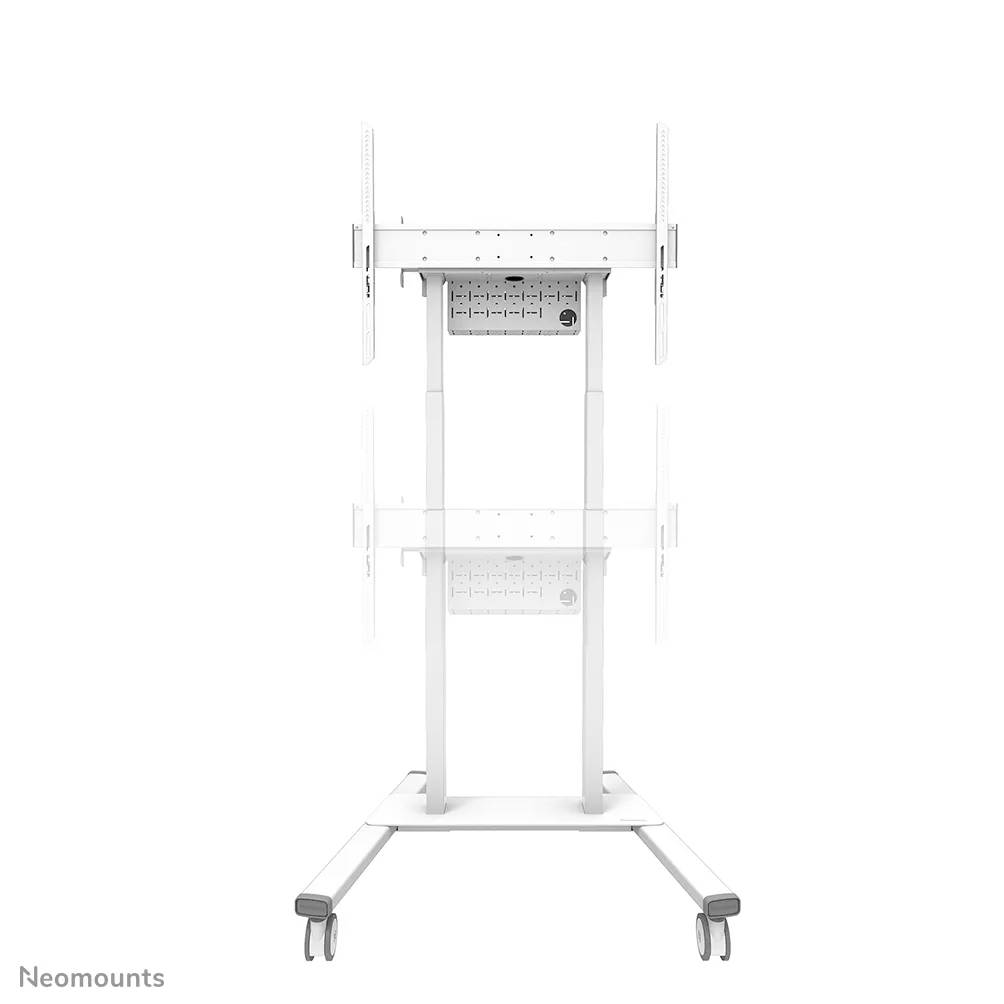 Neomounts FL55-875WH1 TV-Rollwagen Motorisiert, Höhenverstellbar, Mit Fernbedienung 139,7 cm (55") - 254,0 cm (100") Weiß