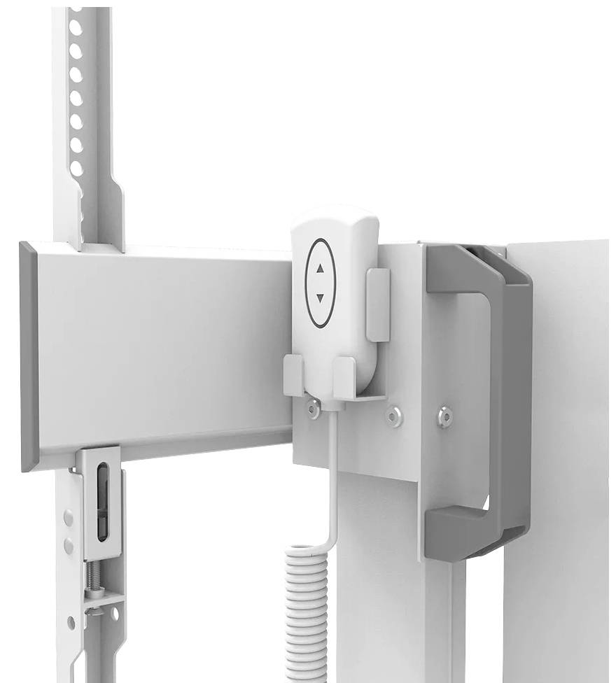 Neomounts FL55-875WH1 TV-Rollwagen Motorisiert, Höhenverstellbar, Mit Fernbedienung 139,7 cm (55") - 254,0 cm (100") Weiß