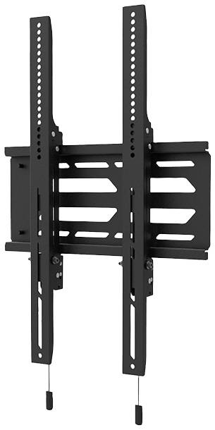 Wandhalterung für Fernseher mit verstellbaren Armen, geeignet für Flachbildschirme. Schwarz, aus Metall, robust und flexibel.