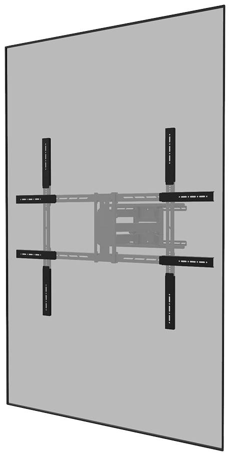 Neomounts AWLS-950BL1 1fach VESA-Erweiterungsset 139,7cm (55") Schwarz