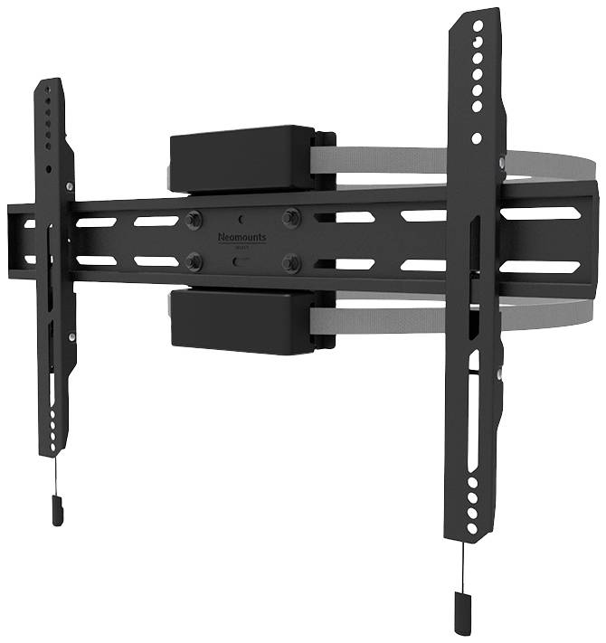 Wandhalterung für Fernseher, schwarz, robustes Design, geeignet für verschiedene Bildschirmgrößen, flexibel einstellbar.