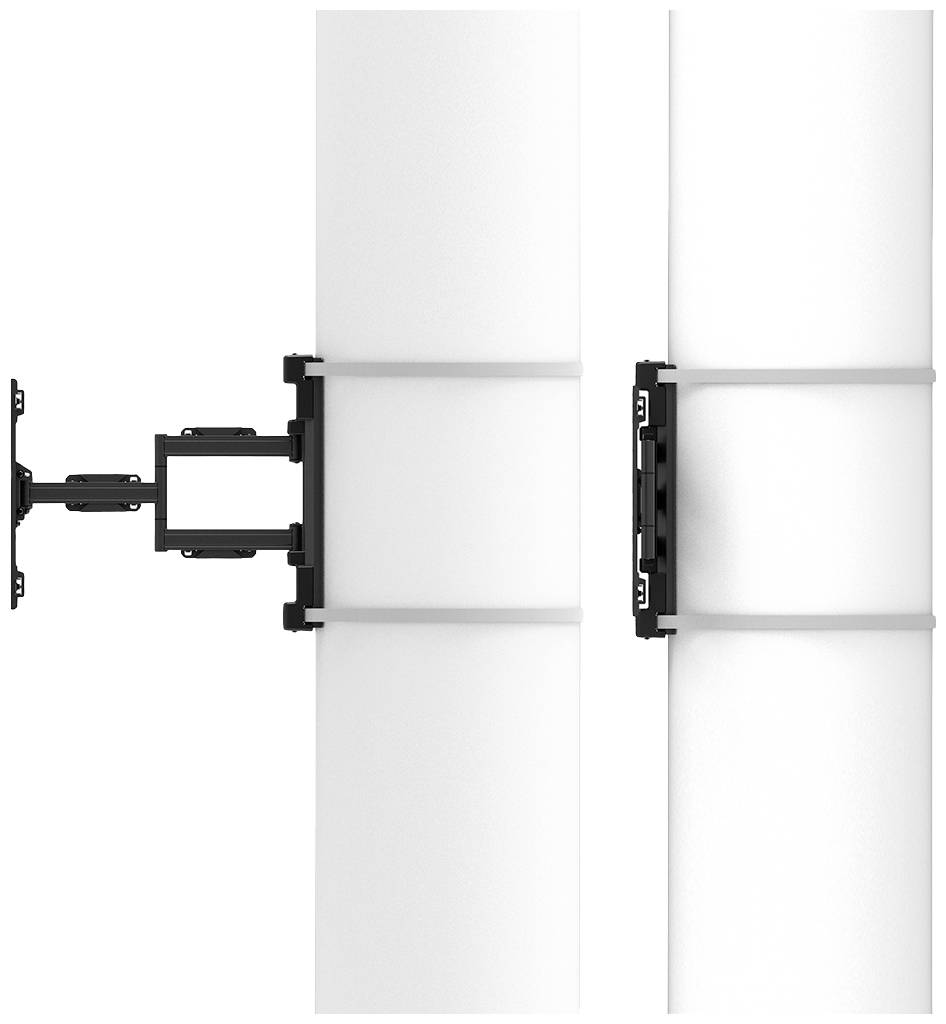 Neomounts WL40S-910BL16 TV-Säulenhalterung Ausziehbar, Neigbar 101,6cm (40") - 177,8cm (70") Ausziehbar, Neigbar, Schwenkbar