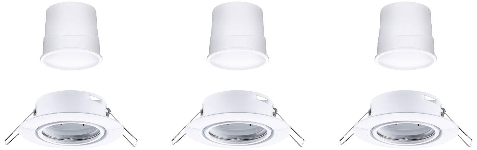 Paulmann 92463 LED-Einbauleuchte 3er Set LED 14.7W Weiß