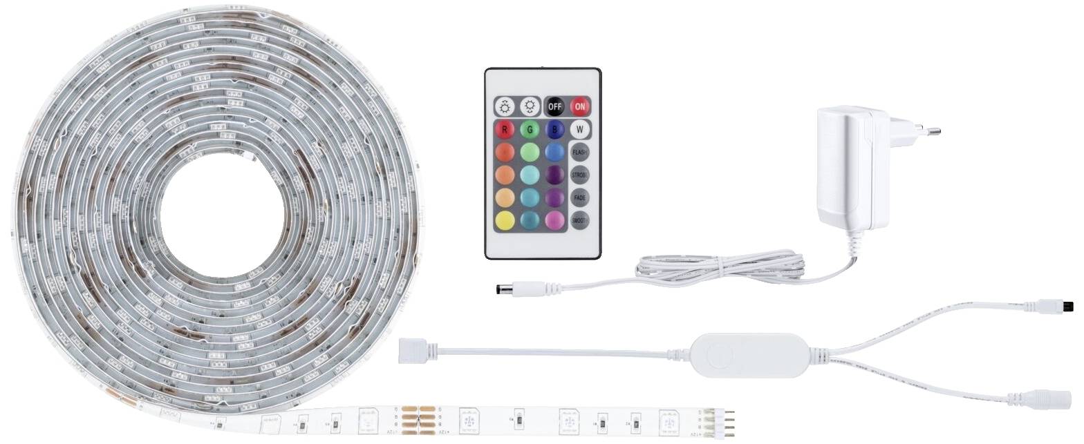 Paulmann 70534 LED-Streifen-Komplettset 230V 5m RGB 1 Set