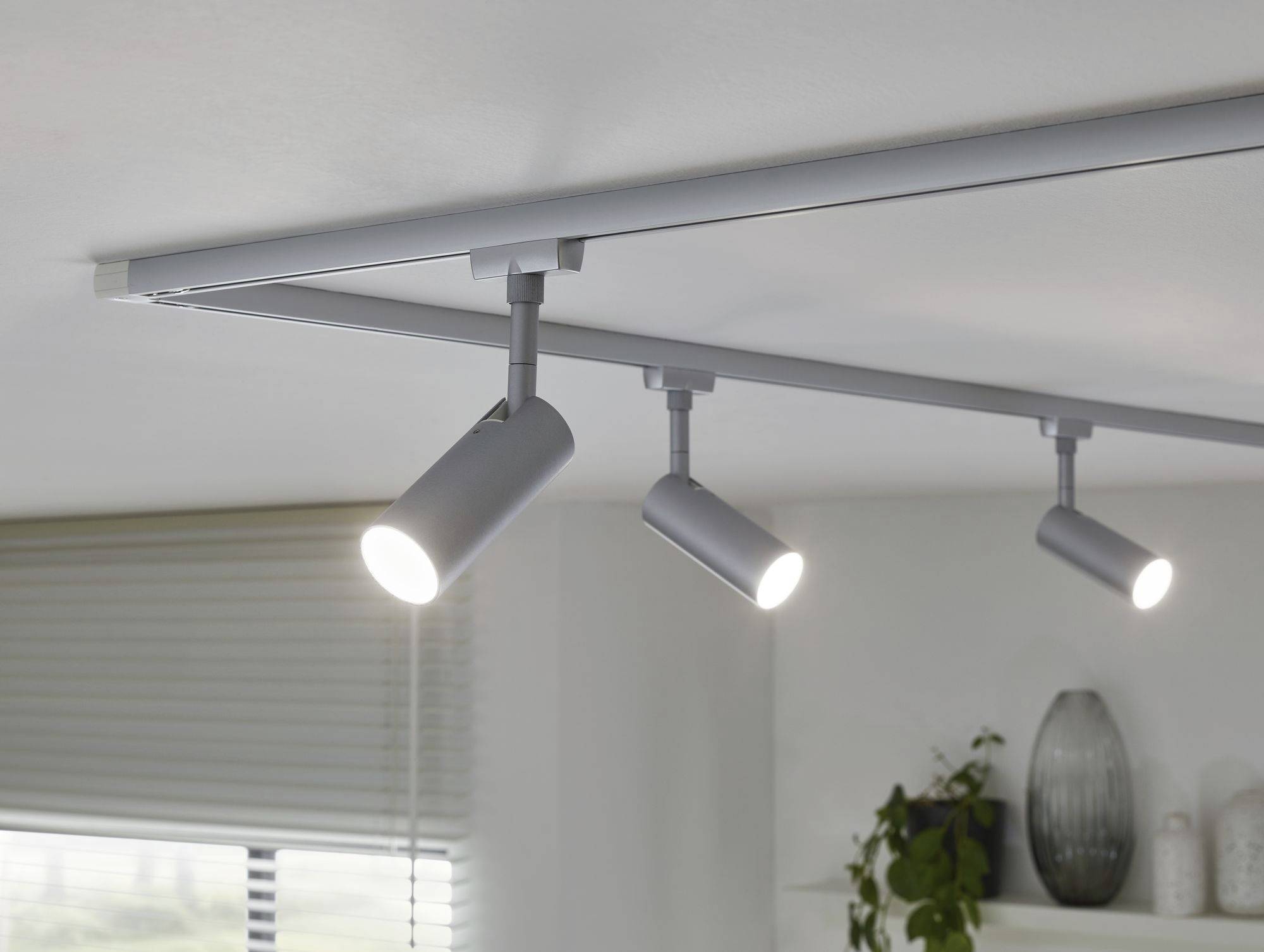 Paulmann Hochvolt-Schienensystem-Leuchte URail 4W LED Chrom (matt)