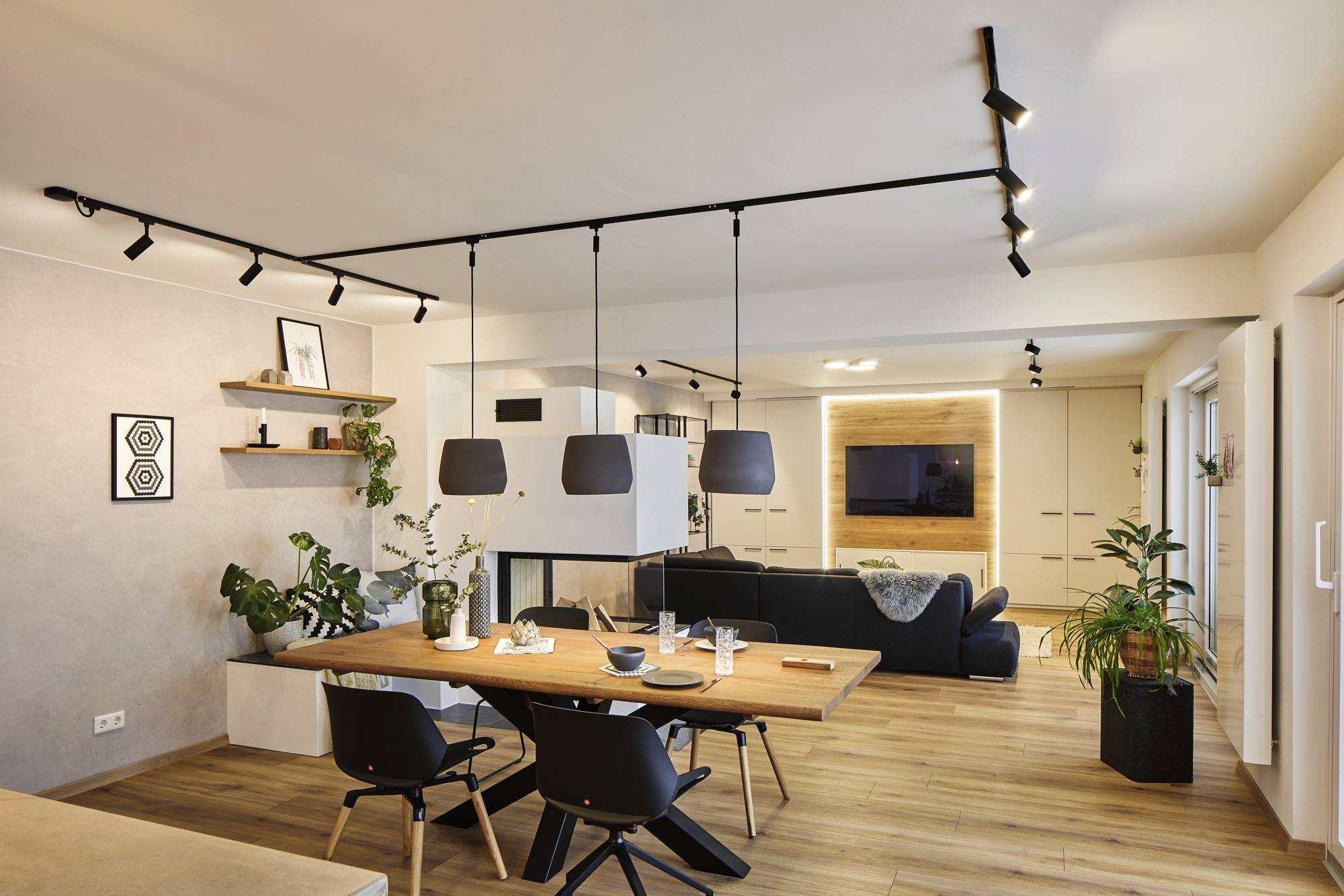 Paulmann Hochvolt-Schienensystem-Leuchte URail 4W LED Schwarz (matt)