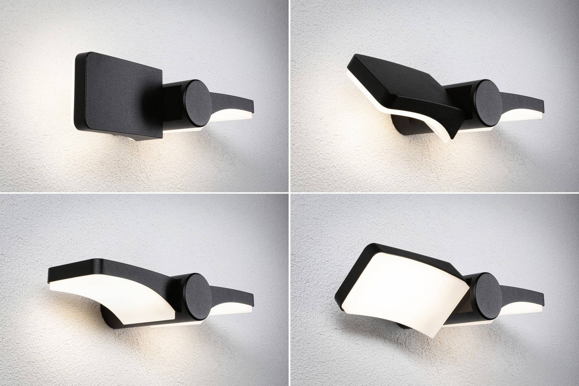 Paulmann 94766 LED-Außenwandleuchte LED 12W Anthrazit