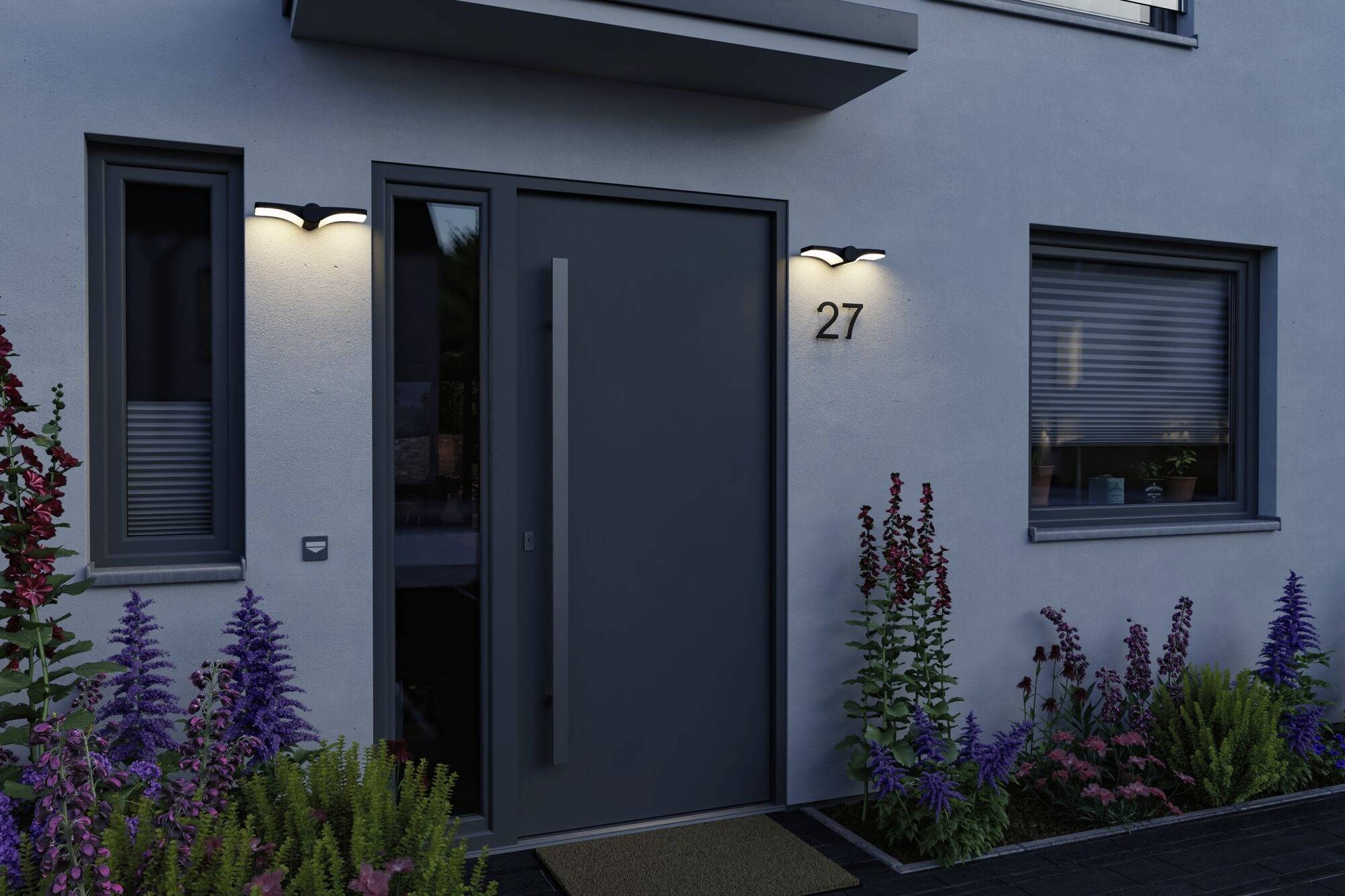 Paulmann 94766 LED-Außenwandleuchte LED 12W Anthrazit