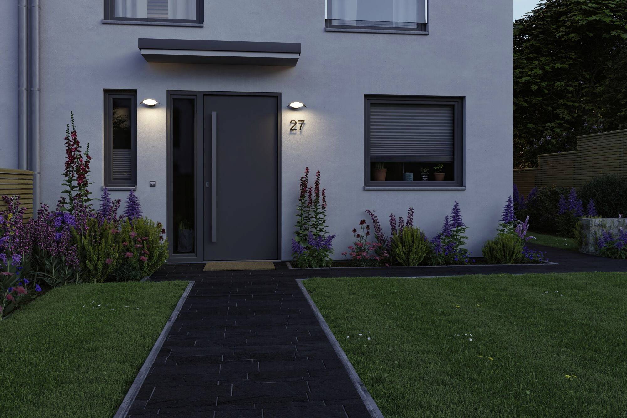 Paulmann 94765 LED-Außenwandleuchte 12W Anthrazit