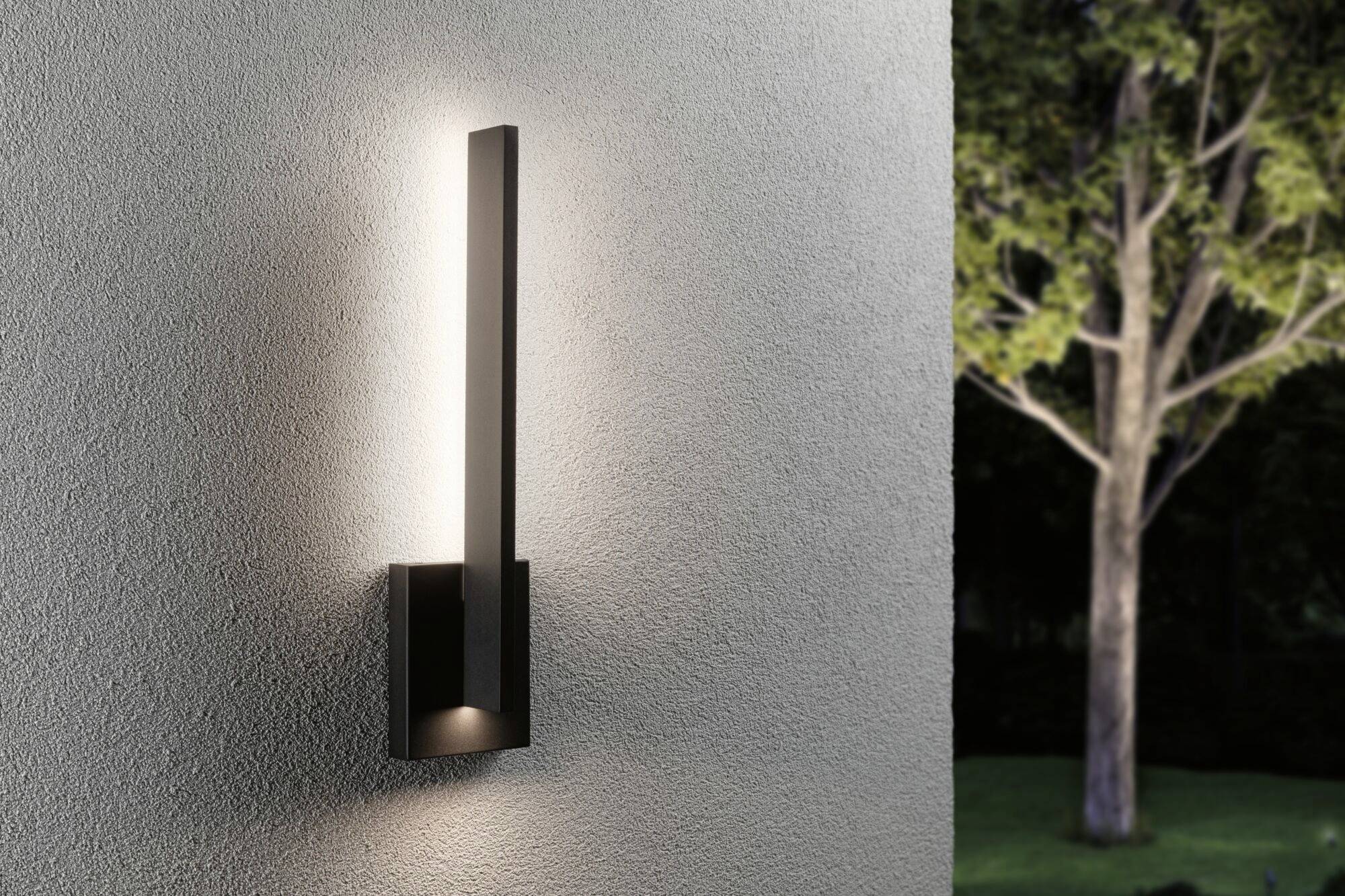 Paulmann 94786 LED-Außenwandleuchte LED 13.5W Anthrazit