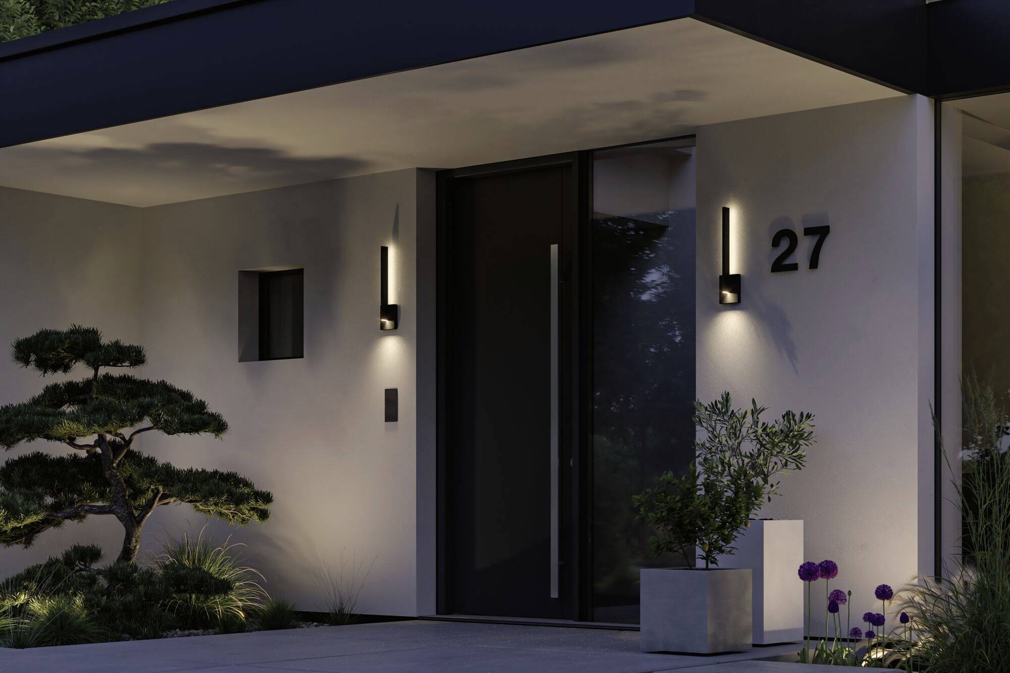 Paulmann 94786 LED-Außenwandleuchte LED 13.5W Anthrazit